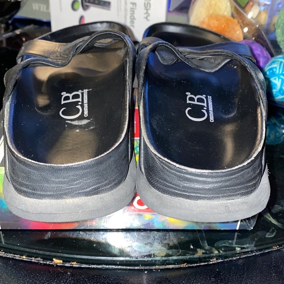 CHRISTIAN BIRKENSTOCK LEATHER SHOES - Picture 3 of 6